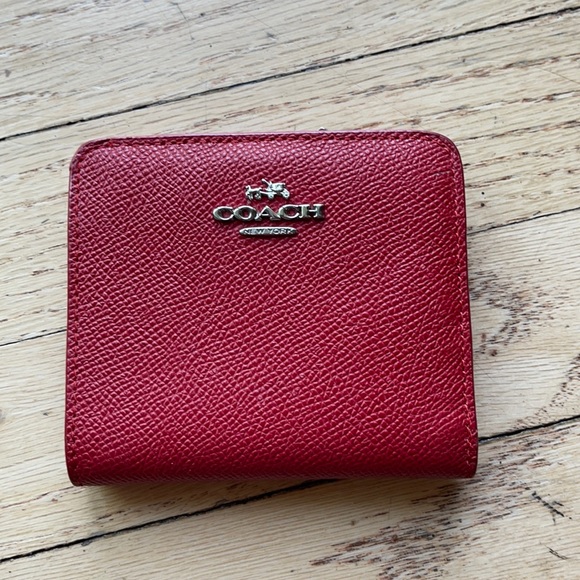 Coach Red Wallet In great condition